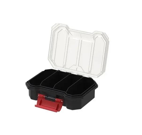 Органайзер для мелких деталей, 6", 145x110x65, REGULAR Organizer Compact S Plus Black, ORGQRCSPCZAPG001, QBRICK - 350097