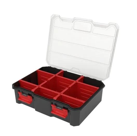 Органайзер для дрібних деталей, 11", 290x220x84, REGULAR Organizer Compact L Plus Black, ORGQRCLPCZAPG001, QBRICK - 350105