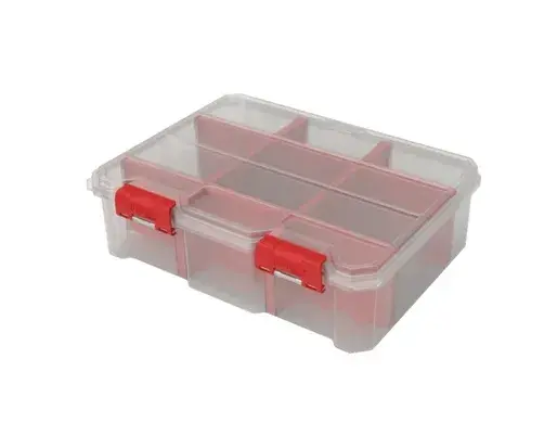 Органайзер для дрібних деталей, 11", 290x220x84, REGULAR Organizer Compact L Plus Transparent, ORGQRCLPTRAPG001, QBRICK - 350106