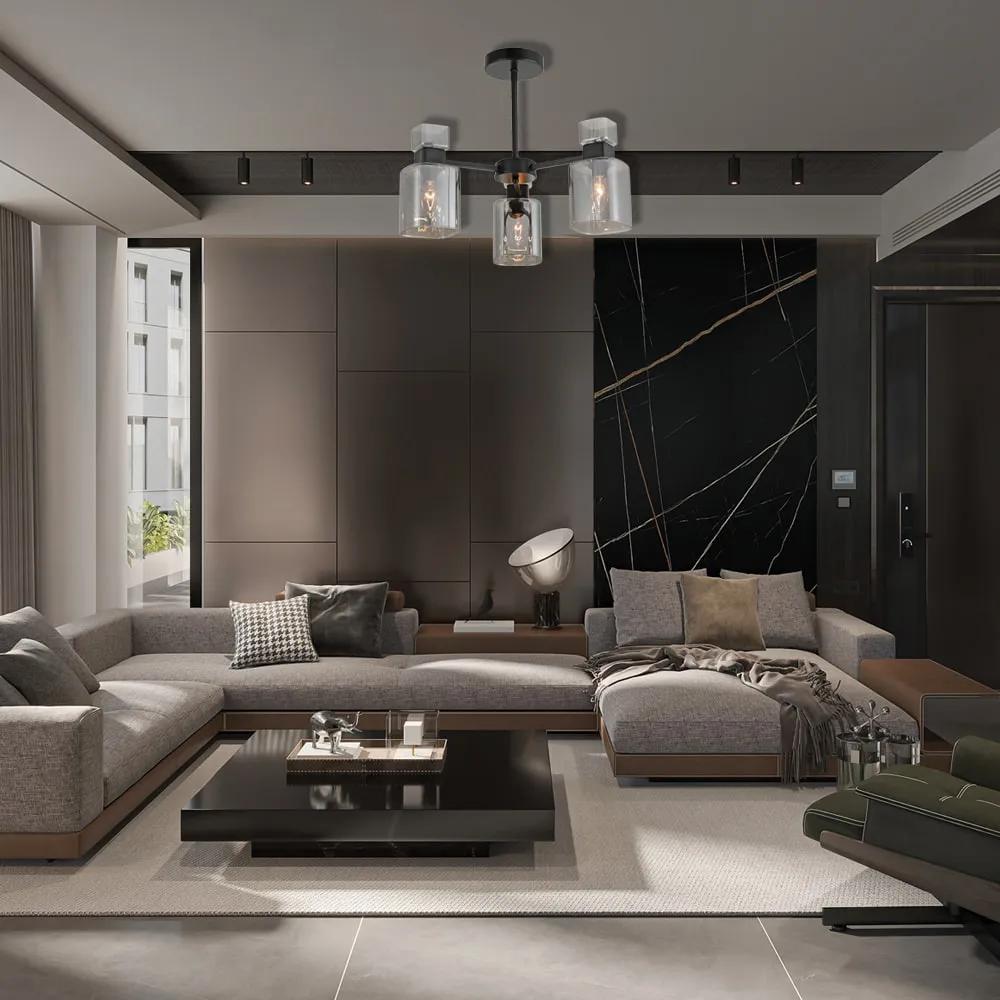 Накладний світильник Ardero BL1130-1 OLIVIA під лампу чорний - 351460