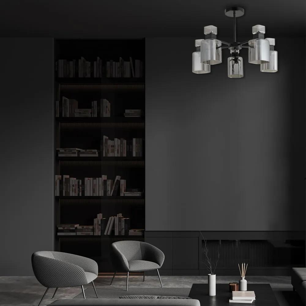 Накладний світильник Ardero BL1150-1 OLIVIA під лампу чорний - 351469