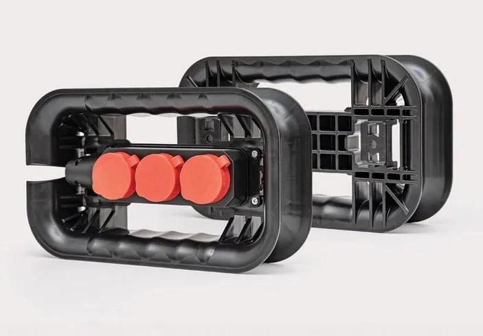 Каркас для намотування кабелю з блоком розеток, 670x340x295, Z260523PG001 QBRICK - 351590