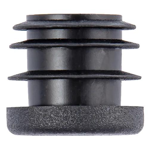 Заглушка внутренняя, круглая, пластик, черный 15 уп 100 шт snapt - 353476