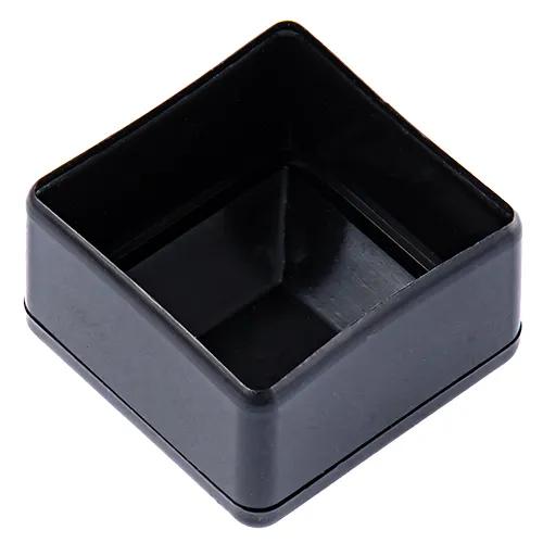 Заглушка наружная, квадратная, пластик, черный 60x60 уп 25 шт snapt - 354262