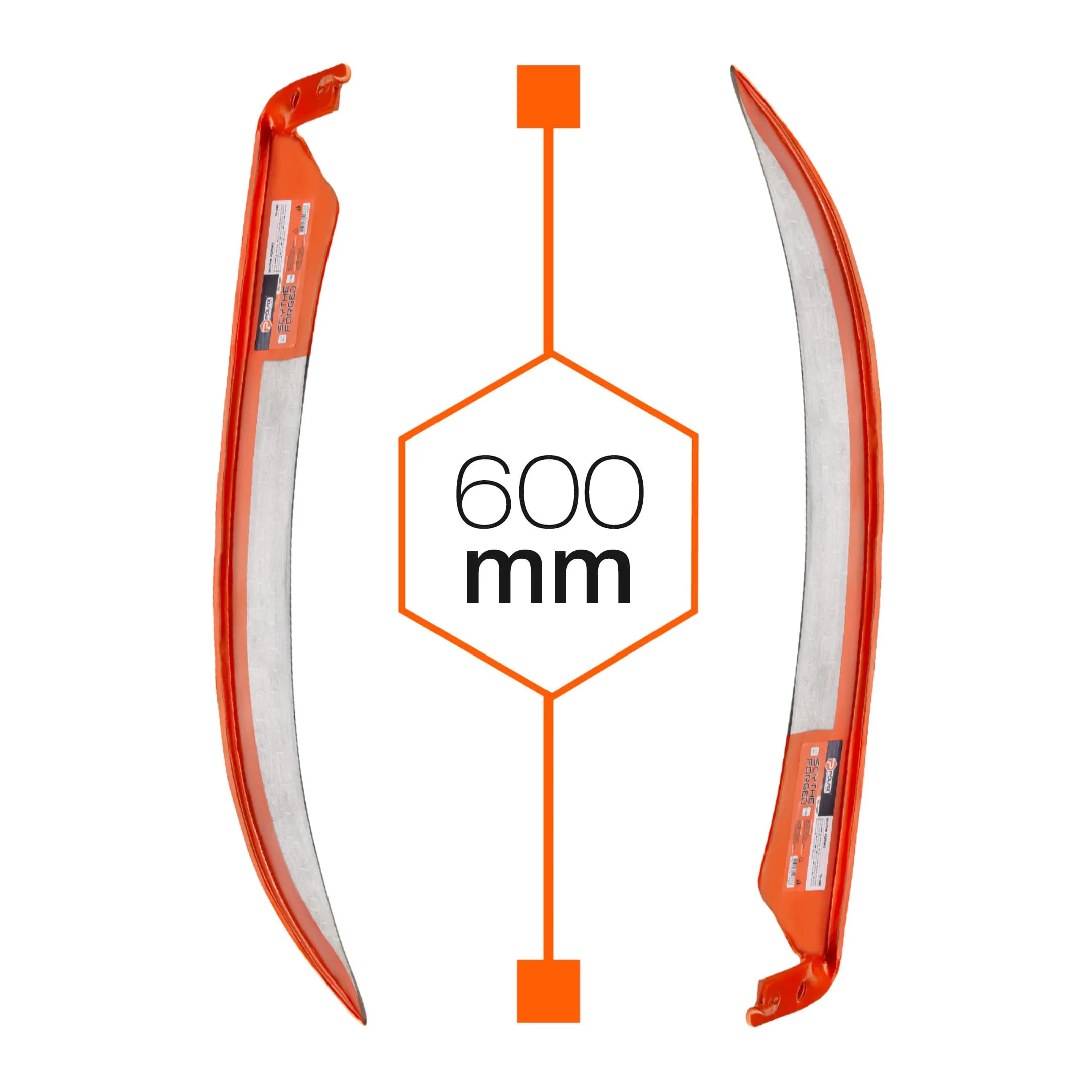 Коса кована Polax 600 мм (70-090) - 087166662