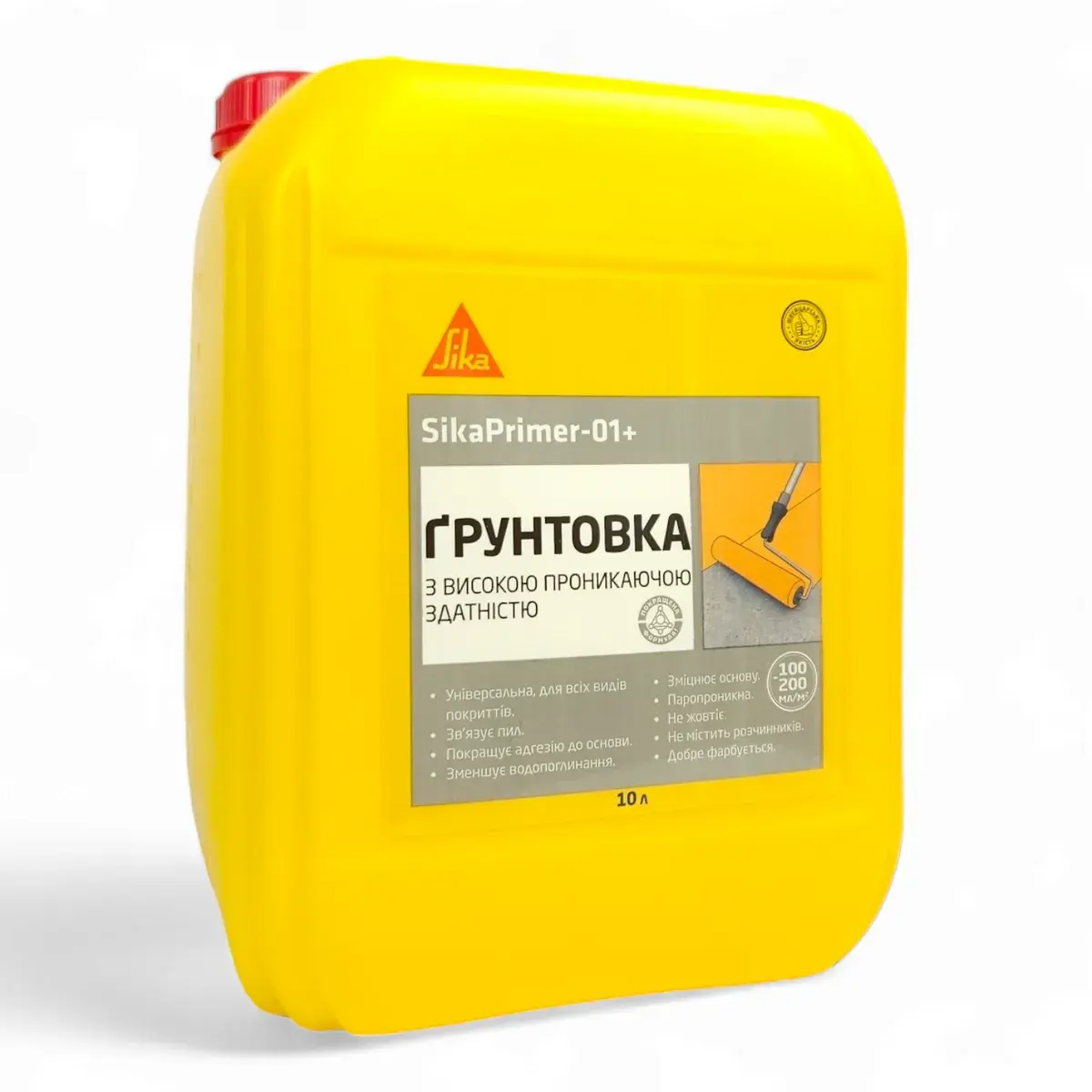 Ґрунтовка універсальна Sika Primer-01+ готова до застосування 10 л (560331474) - 355260