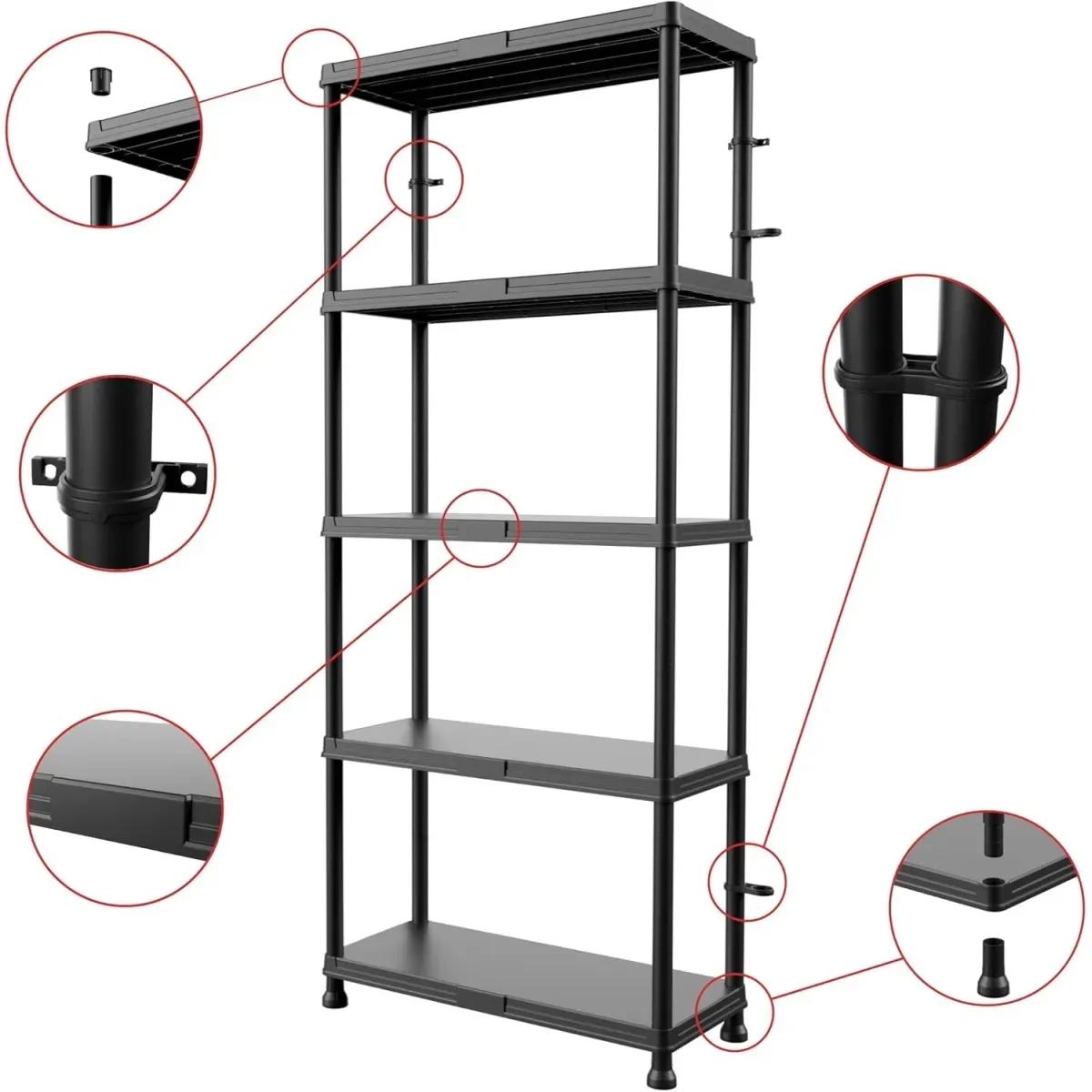 Стеллаж для мастерской, 740x320x2000, REGULAR Shelving System, REGQRS74325CZAPG001, QBRICK - 355276