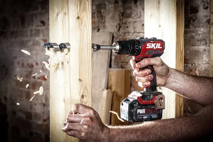 Дриль-шуруповерт акумуляторний безщітковий ударний, SKIL 3075 CA Compact + енергокомплект 3136 АА 11070100403 (акумулятор 2,0 Ah, зарядний пристрій) промо-комплект - 794425023