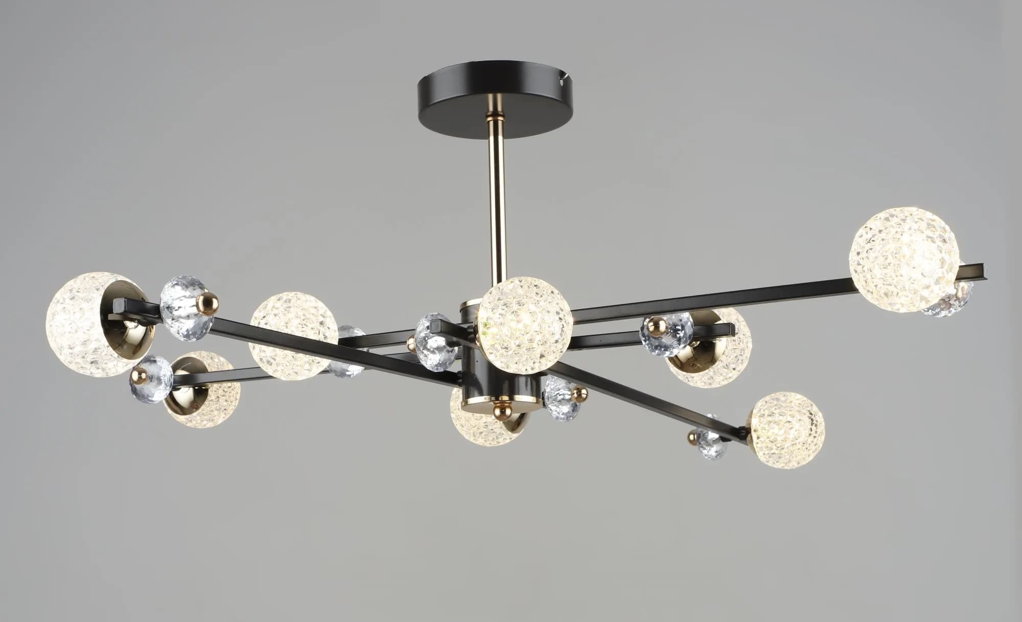 Люстра світлодіодна Sirius B N6189/8 COFFEE+FGD 96W - 152137191