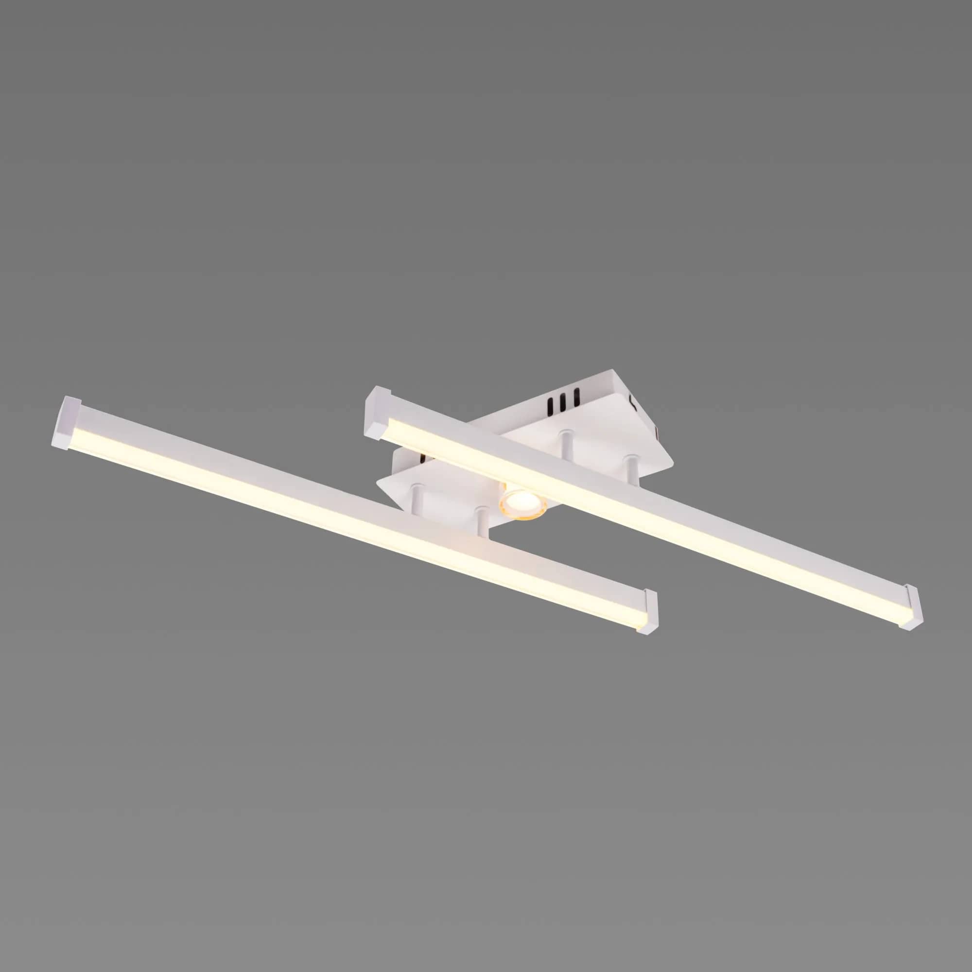 Люстра стельова світлодіодна VALESO 2 плафони LED 20W Білий Золото Сталь Акрил YH1310/2 - 356301