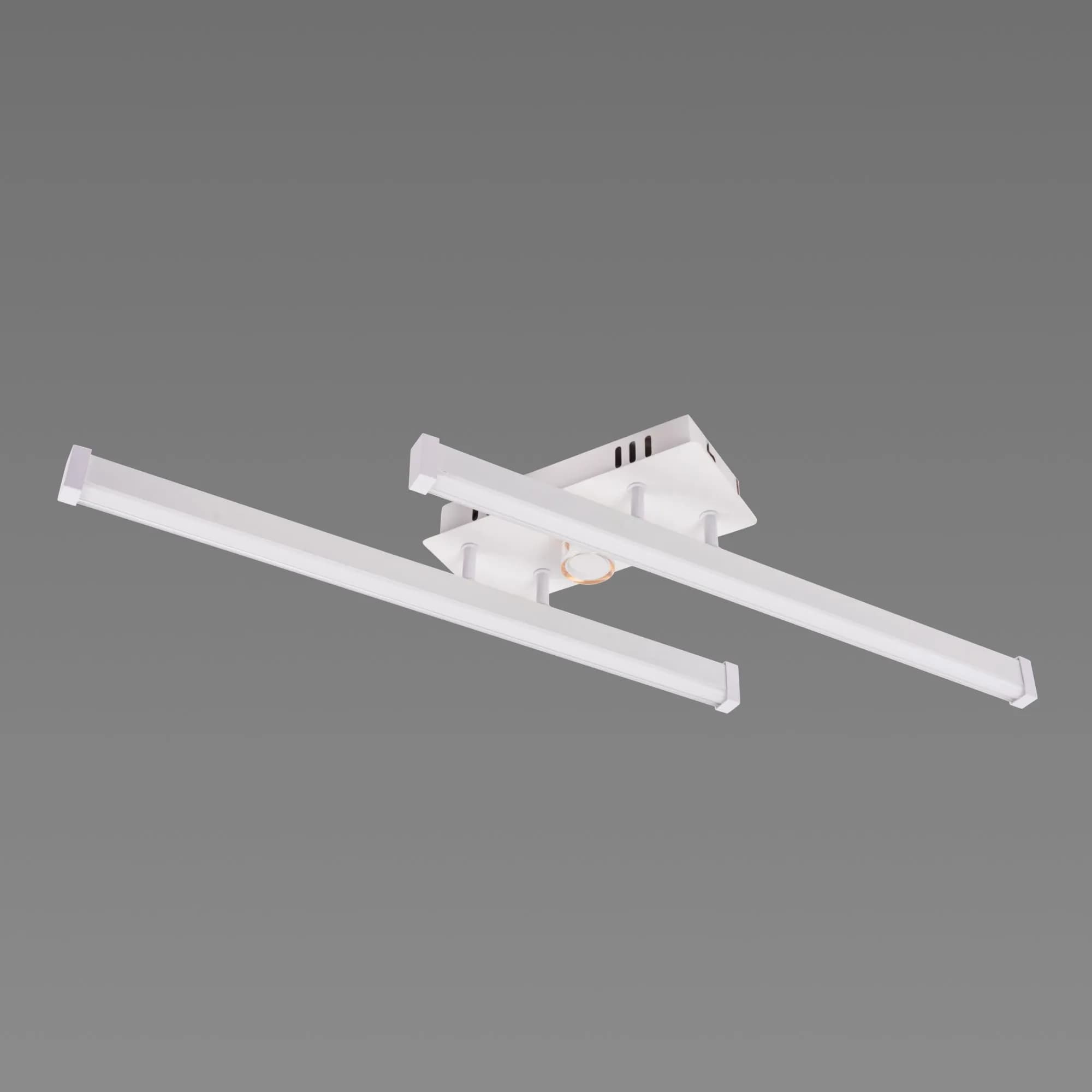 Люстра стельова світлодіодна VALESO 2 плафони LED 20W Білий Золото Сталь Акрил YH1310/2 - 870637369