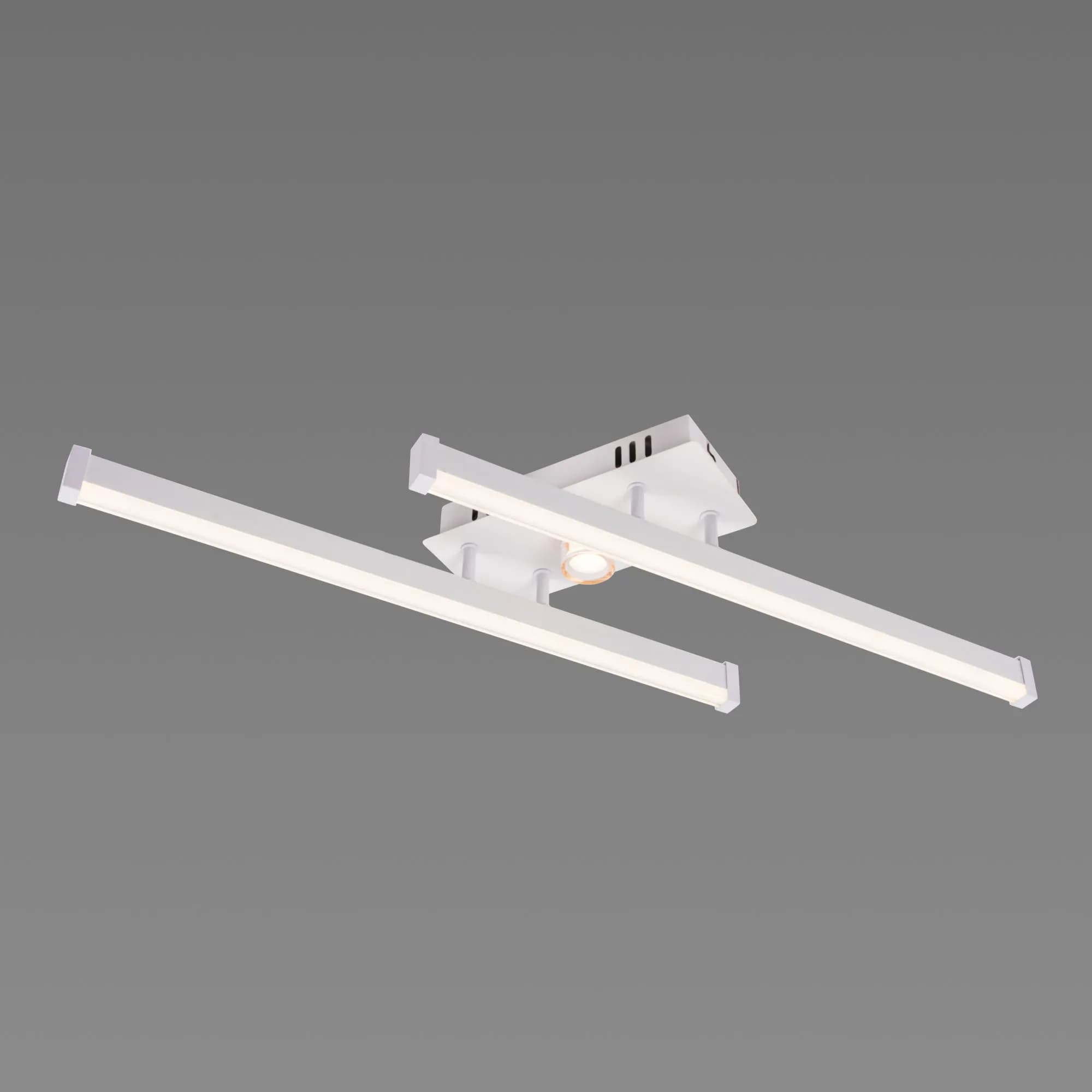 Люстра стельова світлодіодна VALESO 2 плафони LED 20W Білий Золото Сталь Акрил YH1310/2 - 870637369
