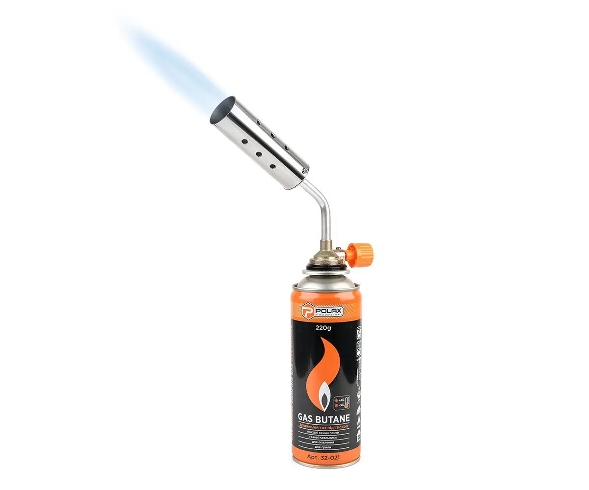 Газовий пальник металевий з металевим соплом Polax 4,1 kW, 1300 °C D30 mm (32-039) - 964901621
