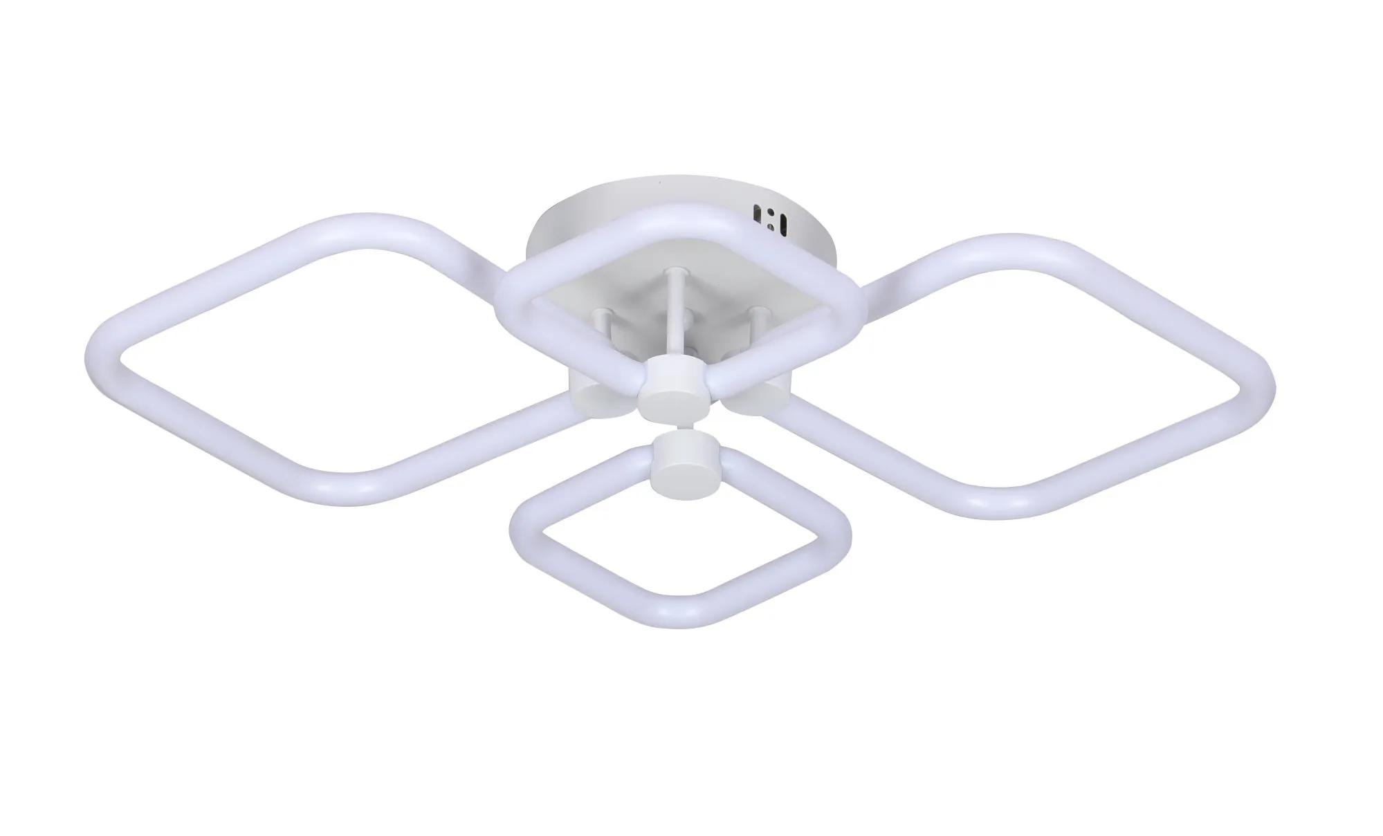 Пристельова LED люстра VALESO G 2589/2+2 WT 72W,3000K-6500K, Пульт: 2.4G з затемненням - 358021