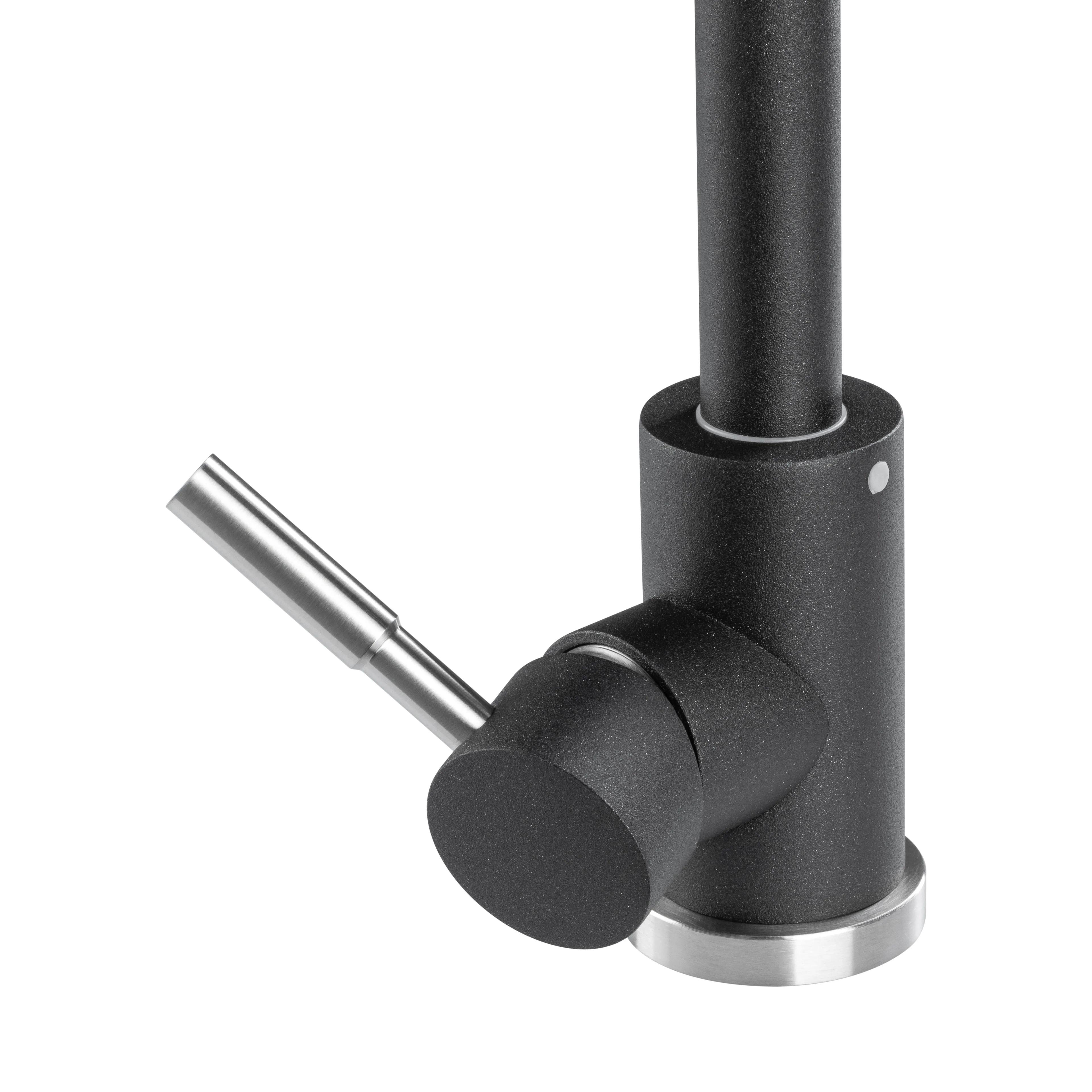Змішувач GRANADO Elche LUX Black shine - 359623