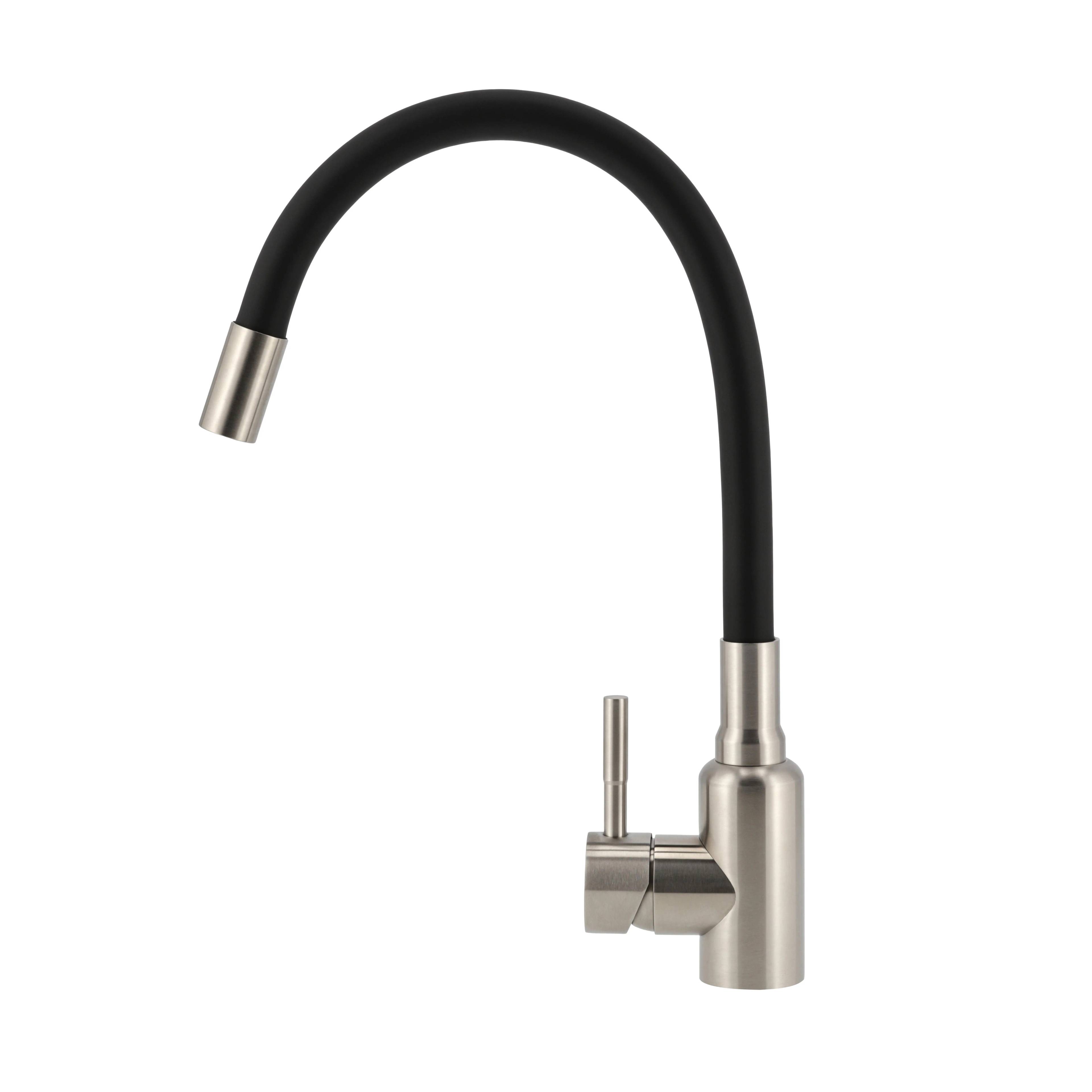 Змішувач GRANADO Burela inox (black) - 359654