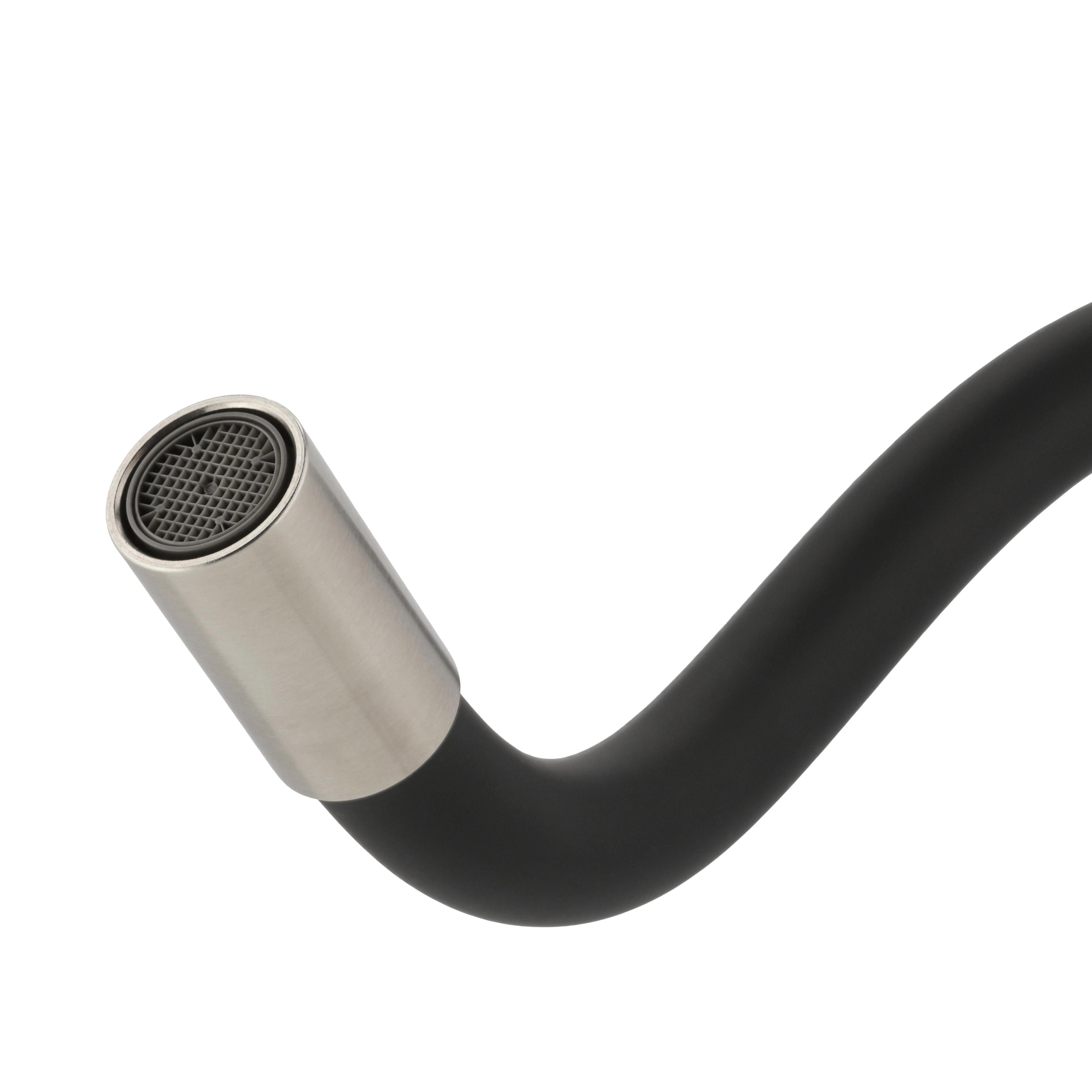 Змішувач GRANADO Burela inox (black) - 359656