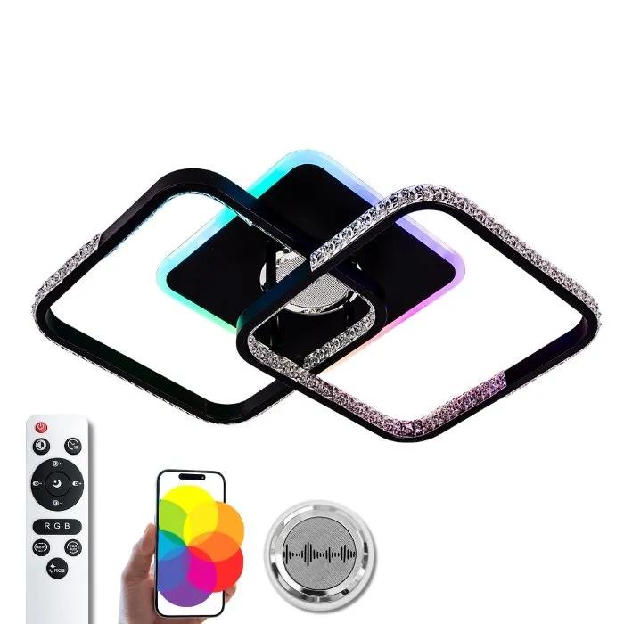 Люстра світлодіодна з музичною колонкою та RGB підсвіткою для спальні та дитячої VALESO YZD1272 - 360115