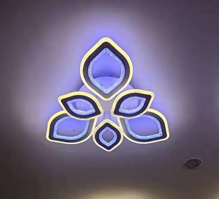Люстра стельова VALESO 55615/3+3 біла, LED - 360162