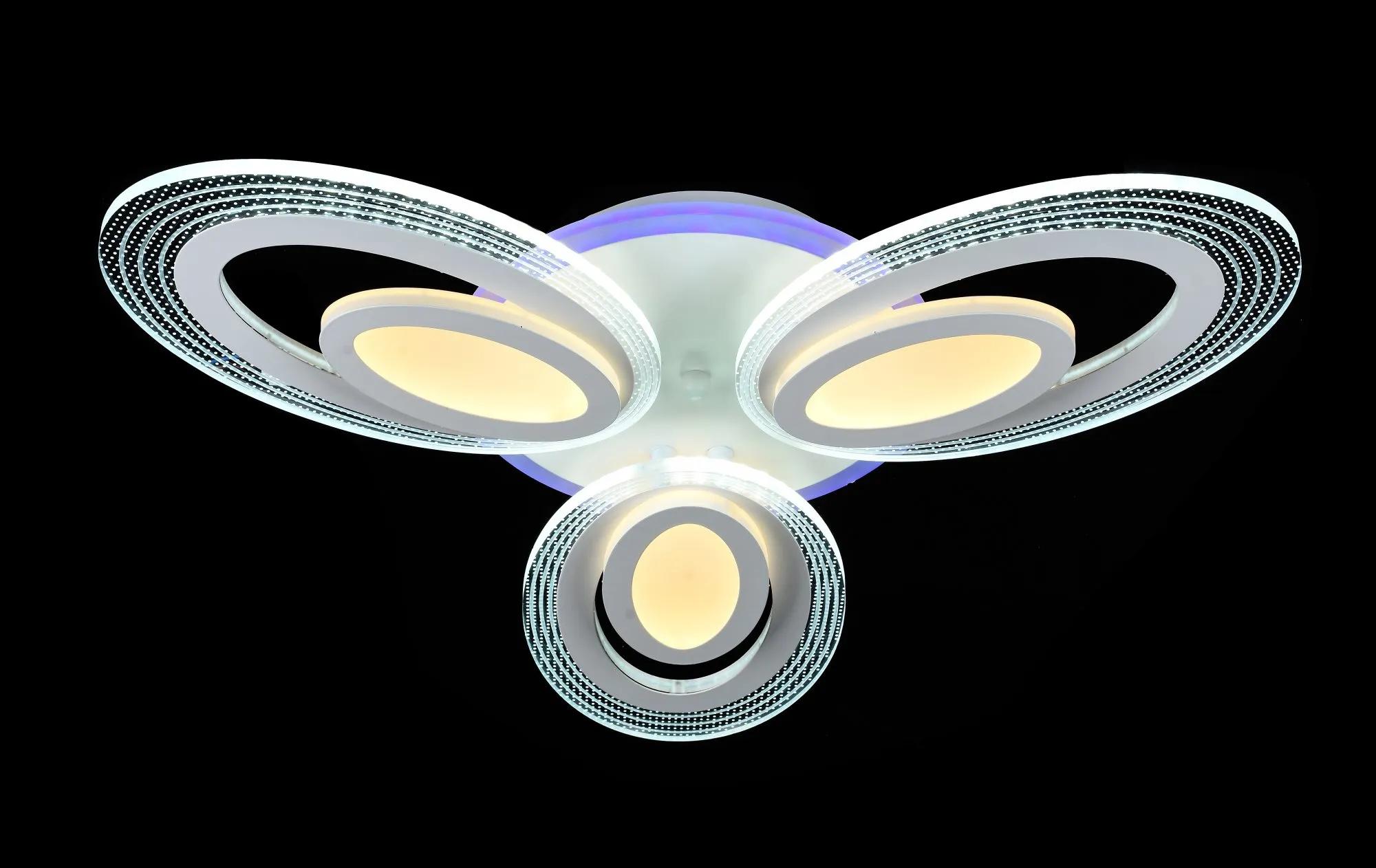 Люстра стельова VALESO 55714/3 біла, LED 78W - 360166