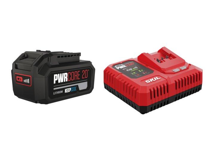 Акумулятор 4,0 Ah із зарядним пристроєм PWRJUMP 6,0 А SKIL BR1E3104AA+CR1E3123AA 4,0 Ah/6,0 А 11072600601 (BC1E3111AA) - 820337802