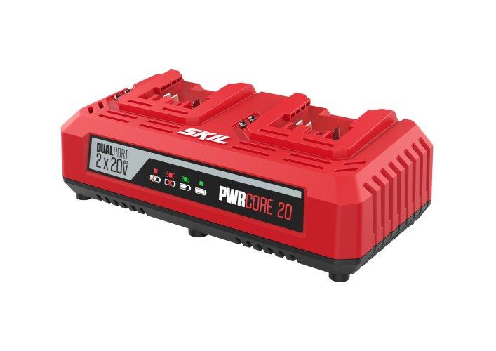 Зарядное устройство на два аккумулятора SKIL CR1E3128AA 2,4 A 11072600801 (CR1E3128AA) - 434683867