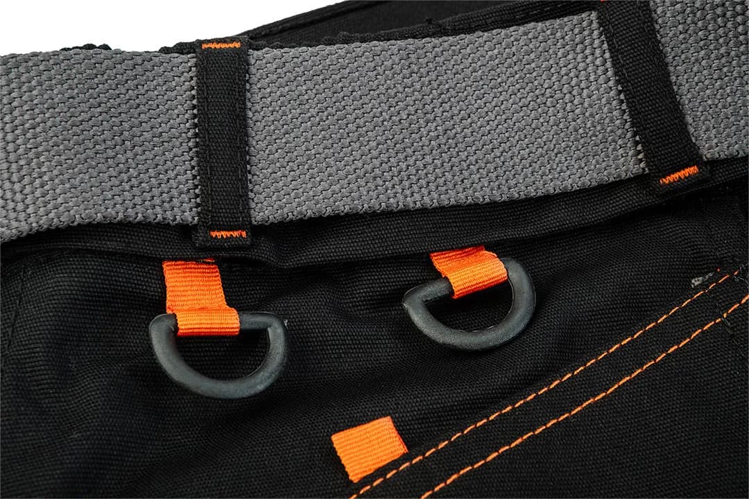 Шорти робочі NEO HD Slim 81-278, чорні, з підсиленнями Oxford та знімними карманами - 319313034