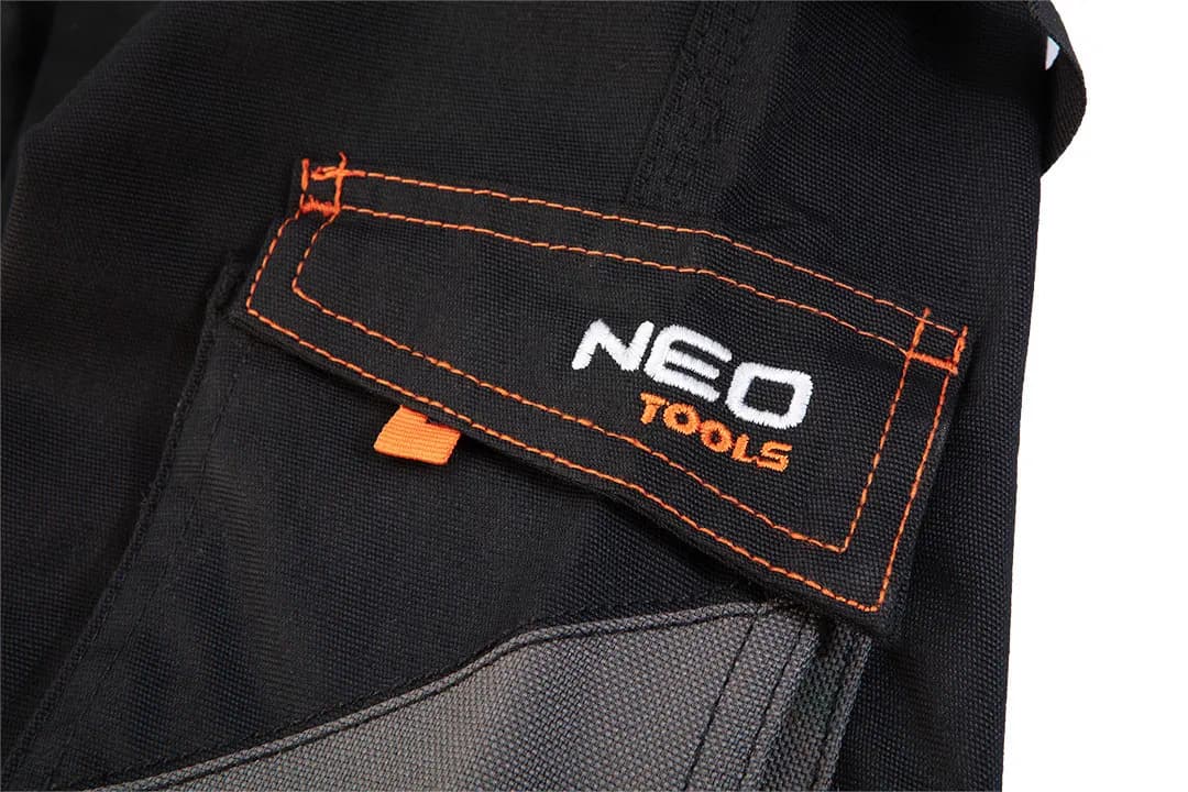 Шорти робочі NEO HD Slim 81-278, чорні, з підсиленнями Oxford та знімними карманами - 363913710