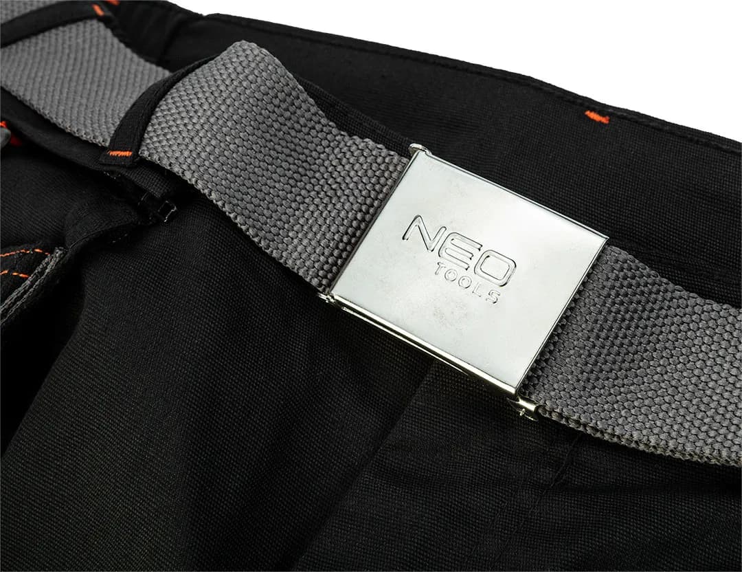 Шорти робочі NEO HD Slim 81-278, чорні, з підсиленнями Oxford та знімними карманами - 363913710