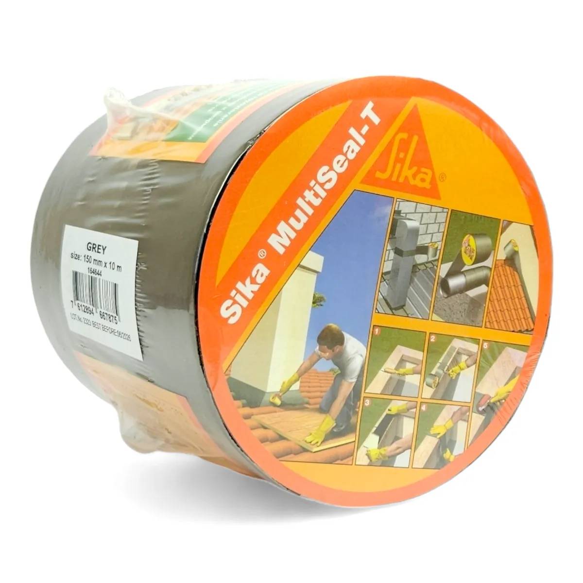 Стрічка бітумна герметизуюча Sika Multi Seal сіра 10м*150мм (773104575) - 364276