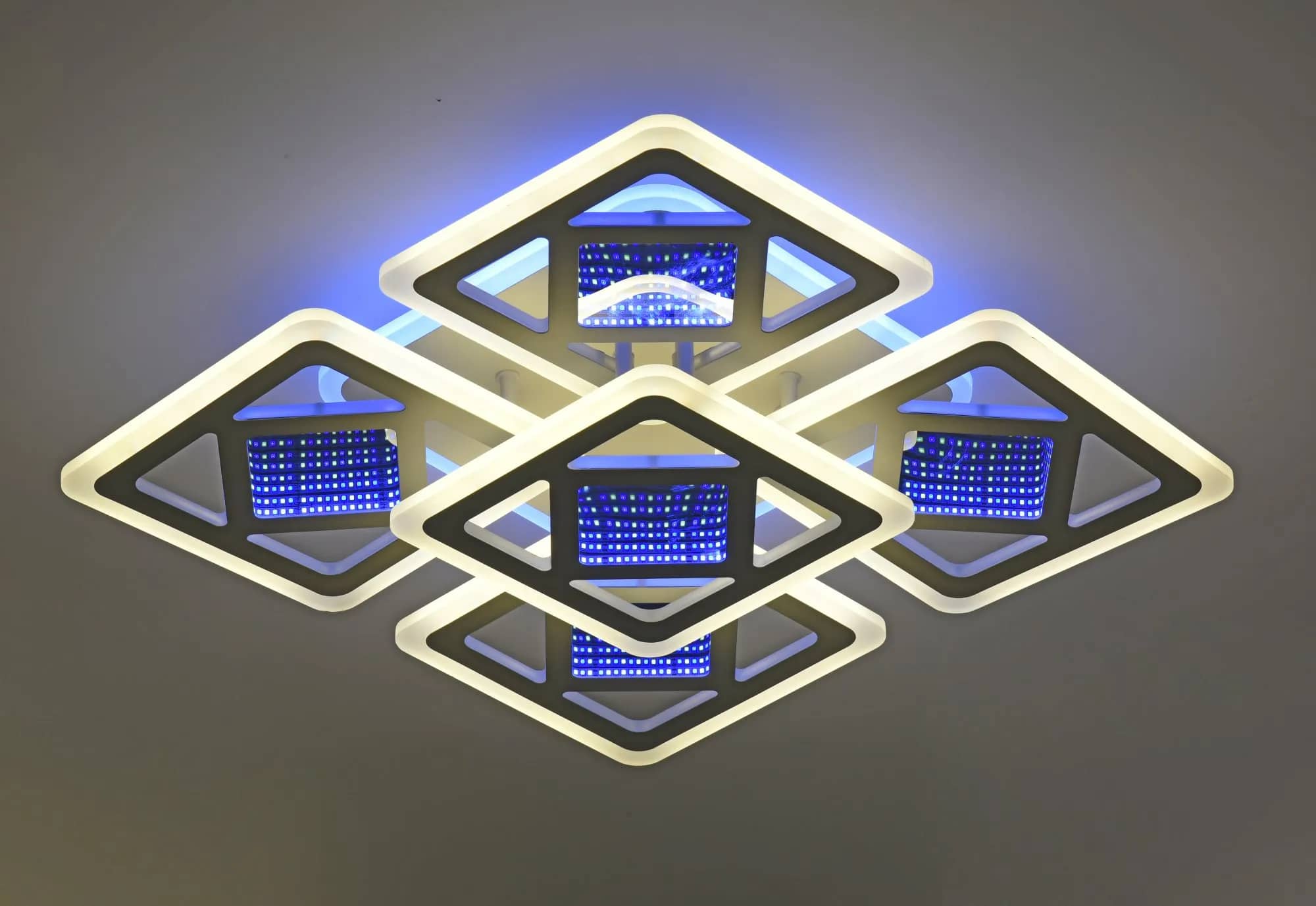 Люстра стельова VALESO 55482/4+1 біла, LED - 366263