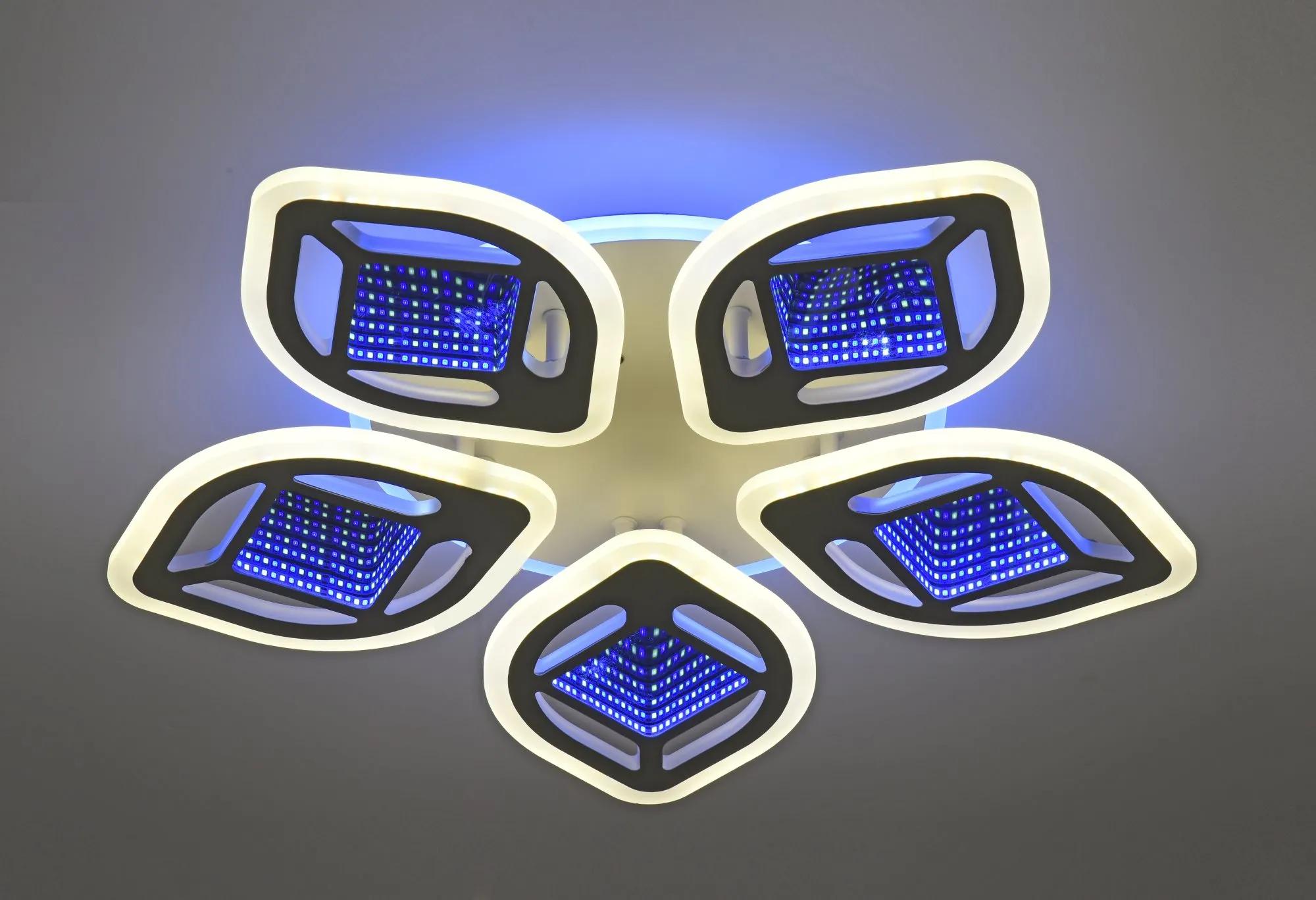 Люстра стельова VALESO 55480/5 біла, LED - 366298