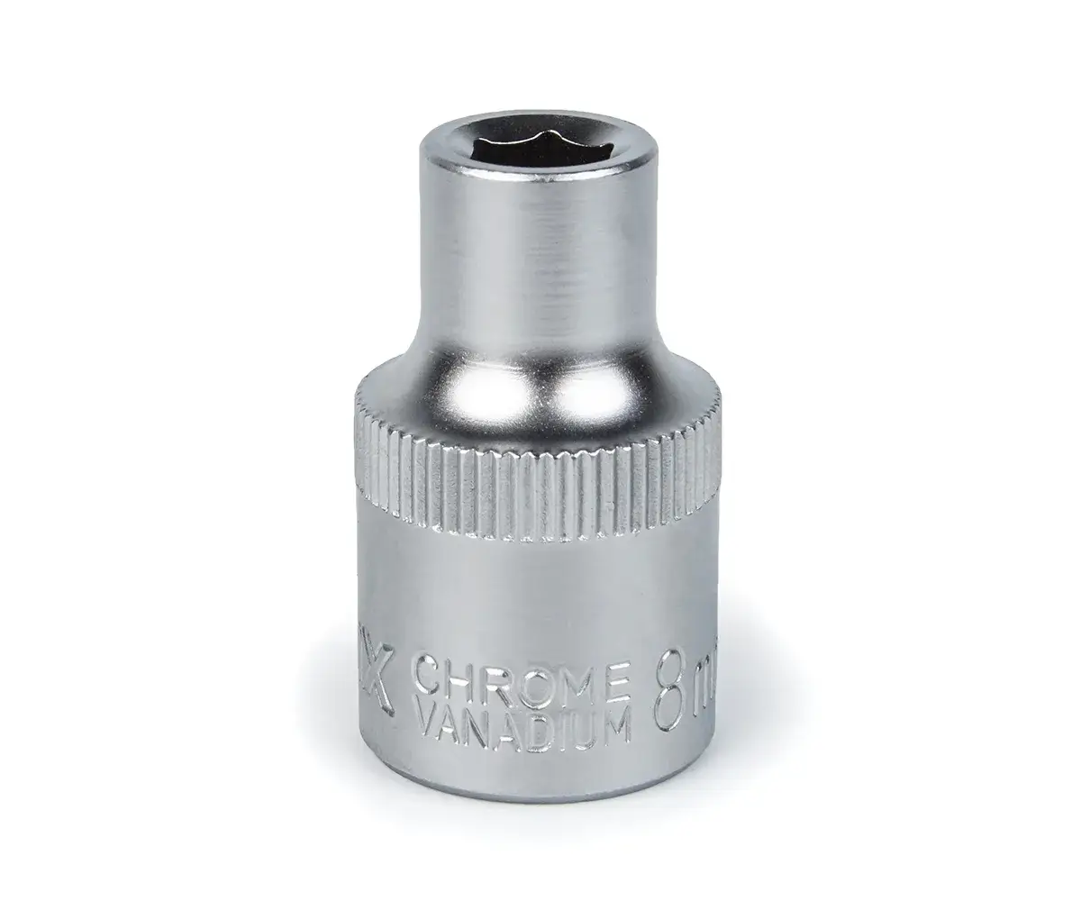 Головка торцева Polax автомобільна шестигранна 8 мм, 1/2", CrV - 366416