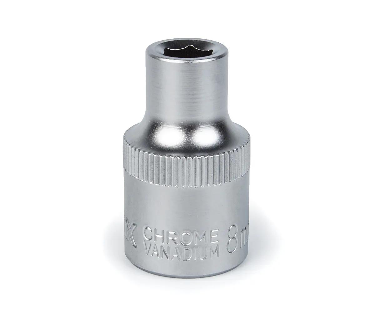 Головка торцева Polax автомобільна шестигранна 8 мм, 1/2", CrV - 366416