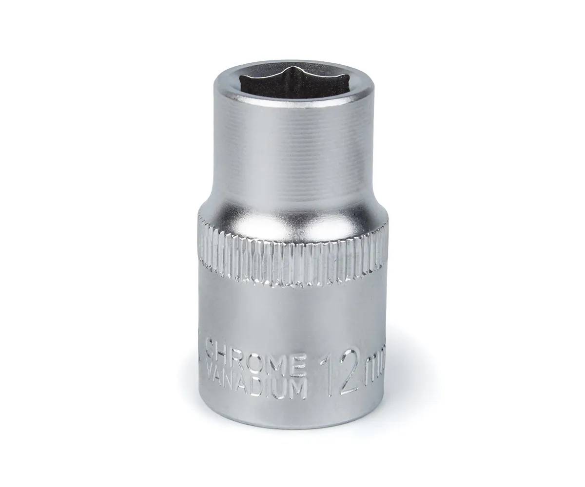 Головка торцева автомобільна шестигранна 12 мм, 1/2",Polax - 366422