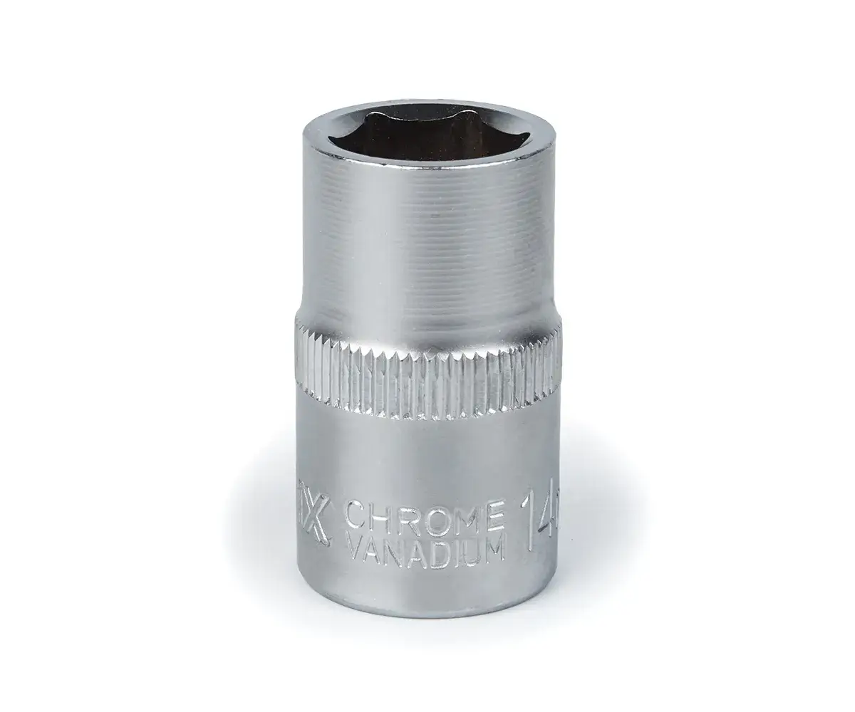 Головка торцева автомобільна шестигранна 14 мм, 1/2", Polax - 366426
