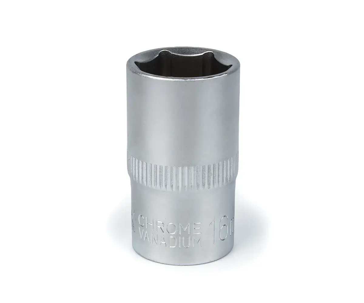 Головка торцева Polax автомобільна шестигранна 16 мм, 1/2", Polax (25-089) - 366430