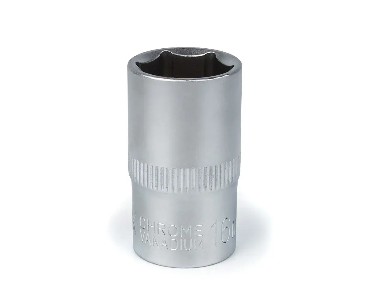 Головка торцева Polax автомобільна шестигранна 16 мм, 1/2", Polax (25-089) - 366430