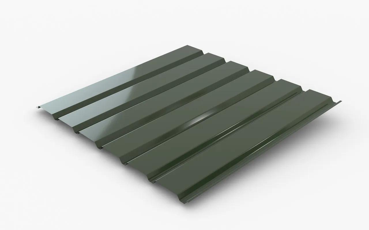 Профнастил глянцевий ПС-20 0,4 мм 1150×1200 мм Хакі - 369081