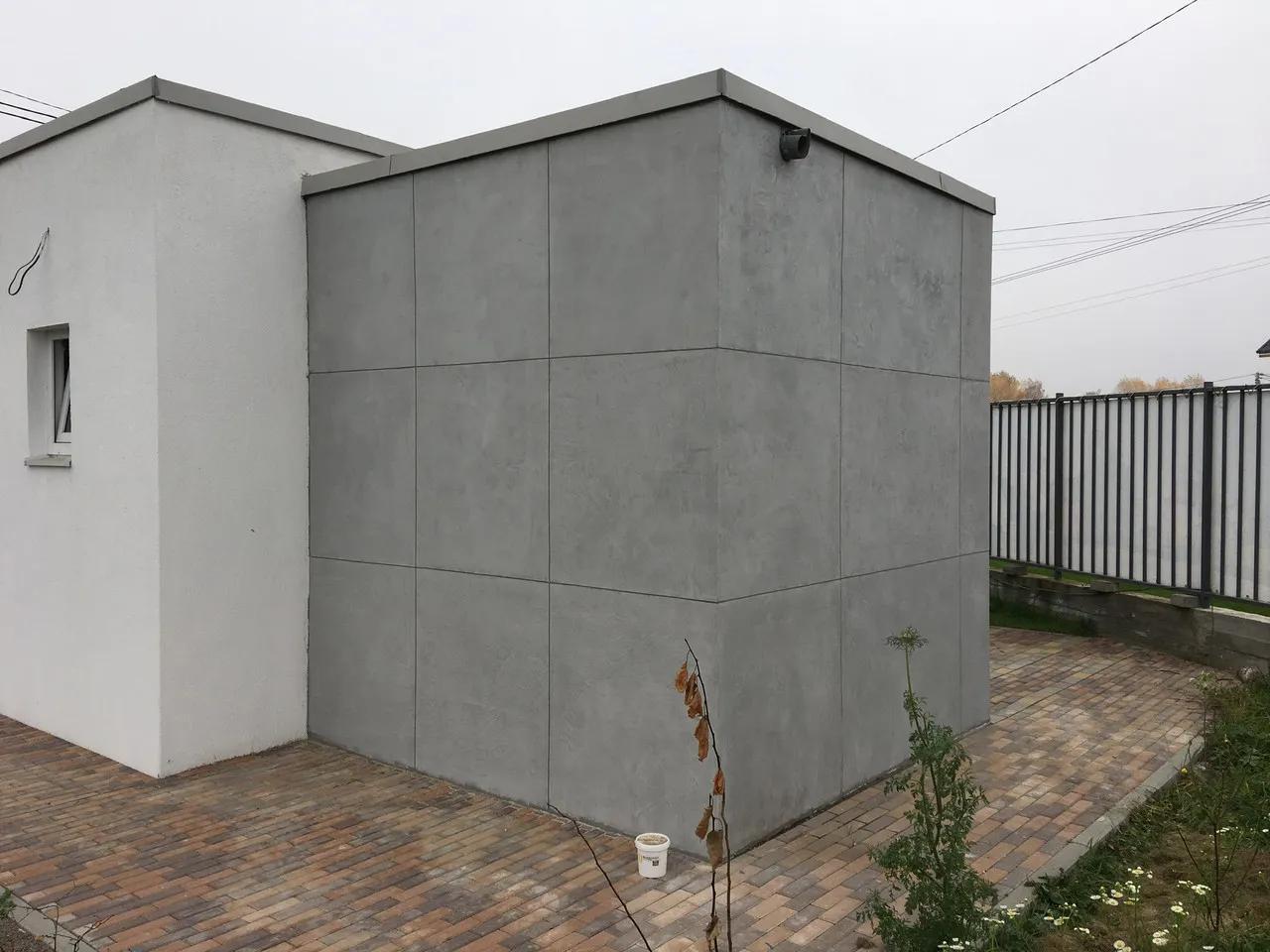 Фасадная штукатурка Marmorino Facade (под Бетон, Травертин, Марморин) Brodeco 15кг - 072249821