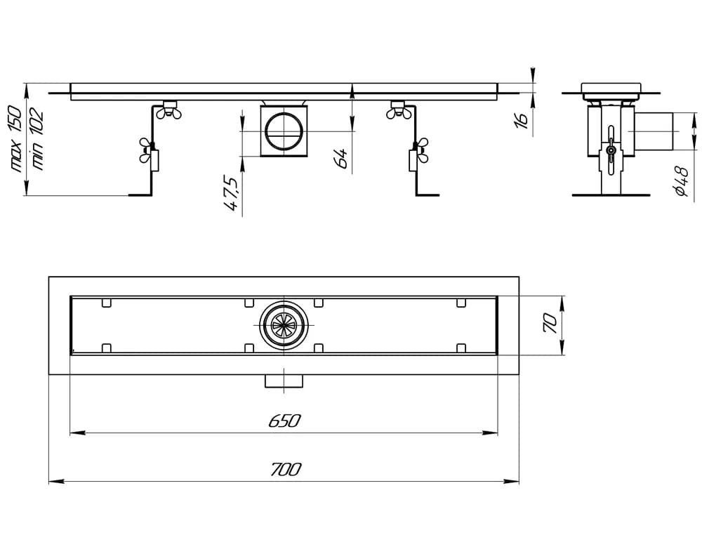 Трап Laris Piano 650 - 376904