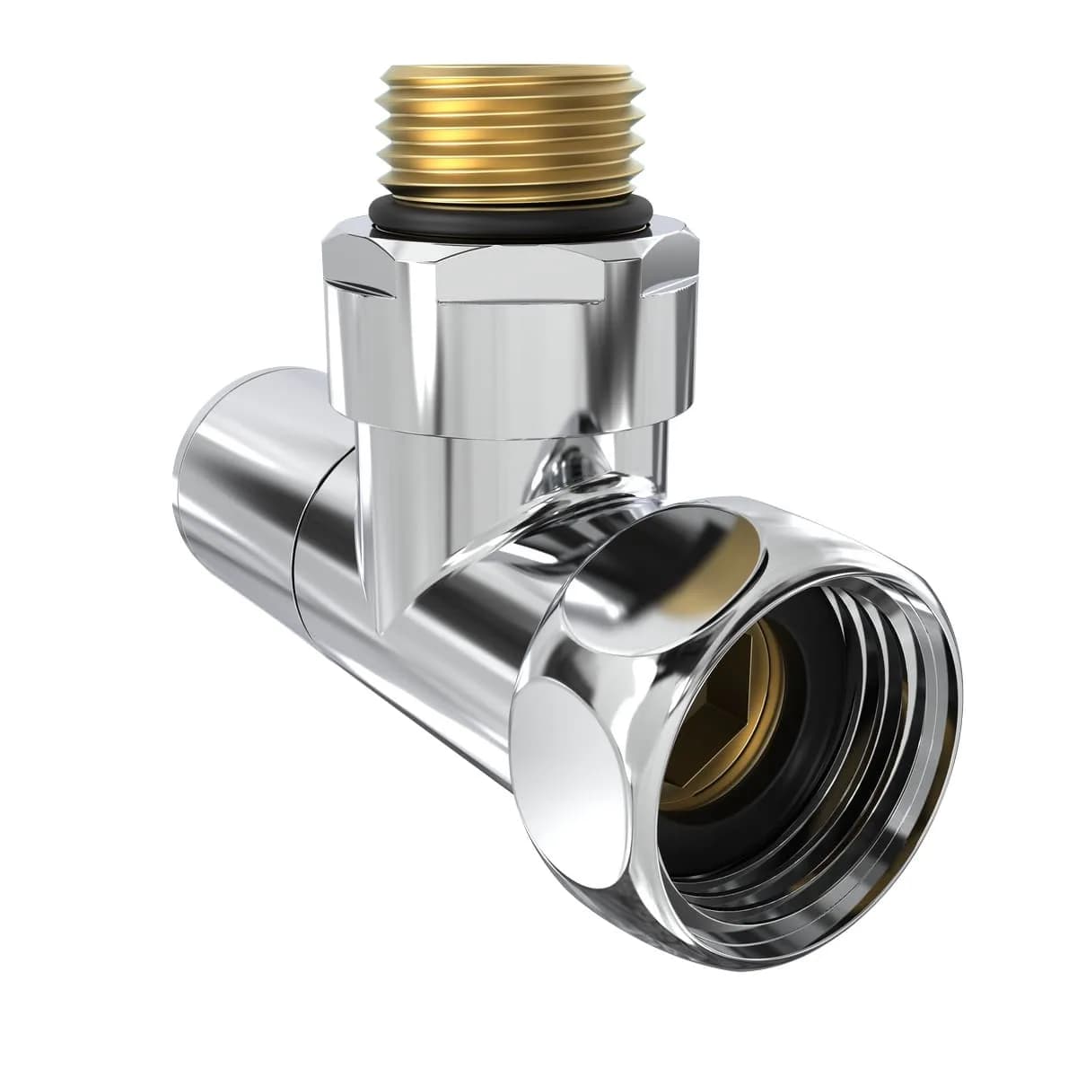 Кран кутовий Laris 1/2" - 3/4" Звичайний (LX-8202) - 189377950