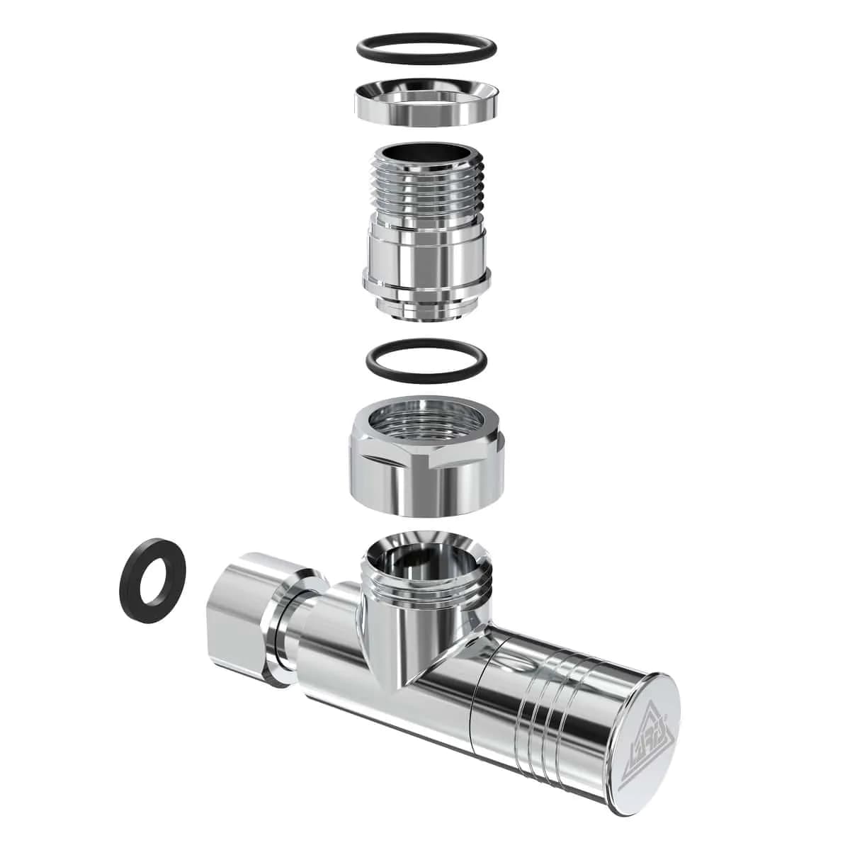 Кран кутовий Laris 1/2" - 1/2" (LX-4702) - 837253985