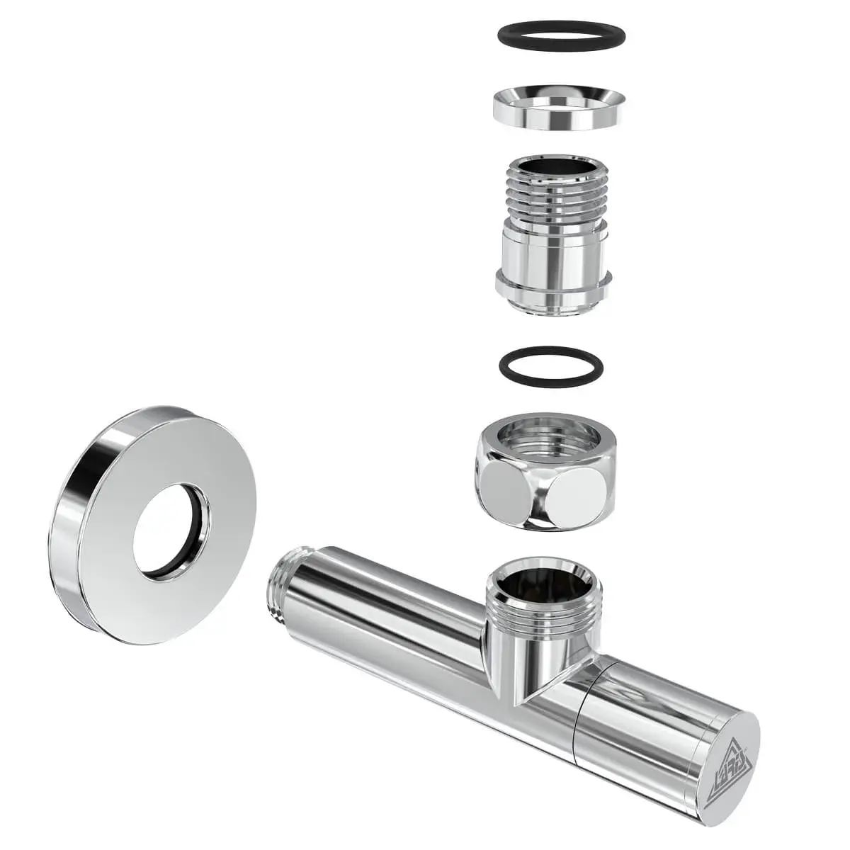 Кран кутовий Laris 1/2'' - 1/2'' Подовжений (ZZ-5101) - 756280943