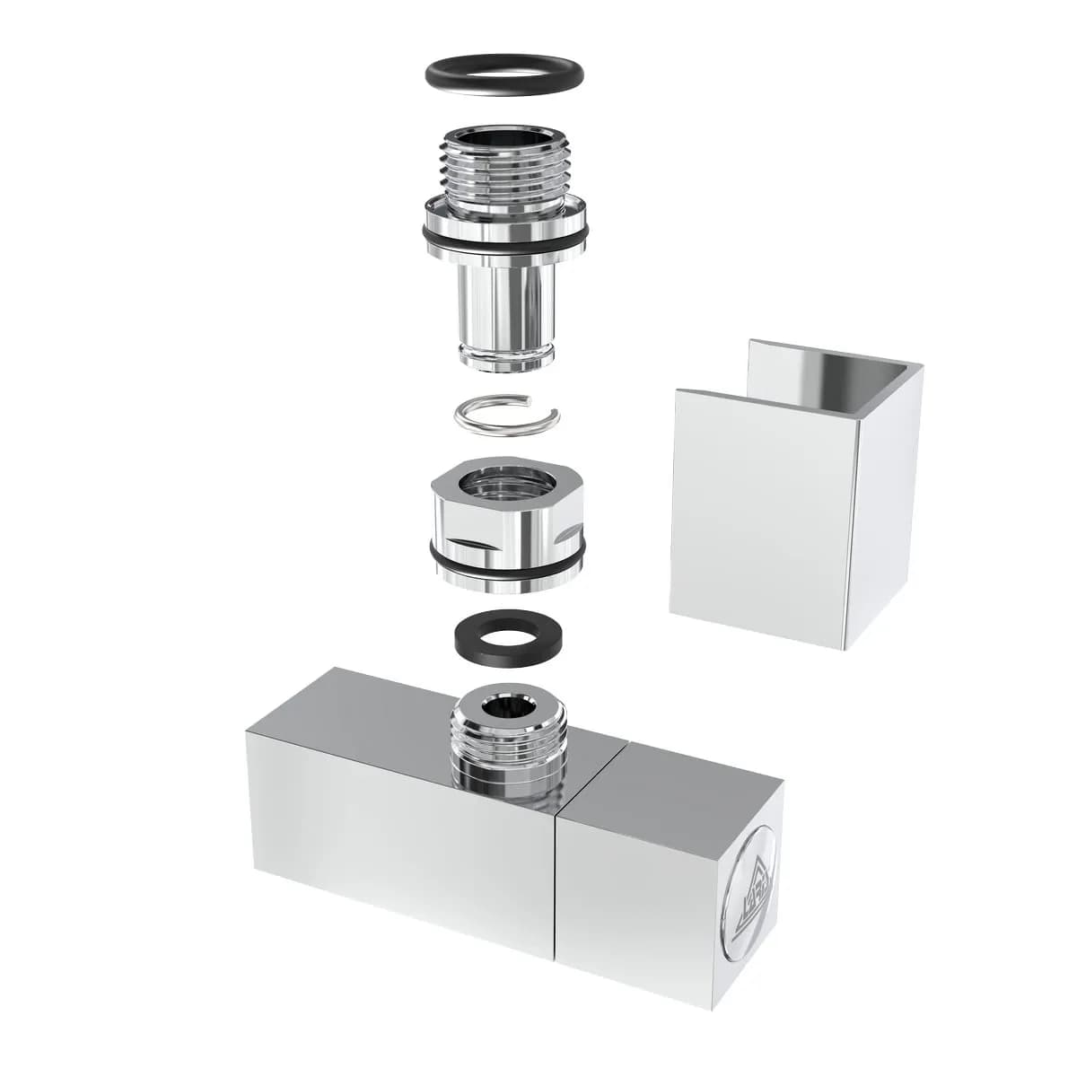 Кран кутовий Laris Кватро 1/2" - 1/2" (LX-855) - 242024760