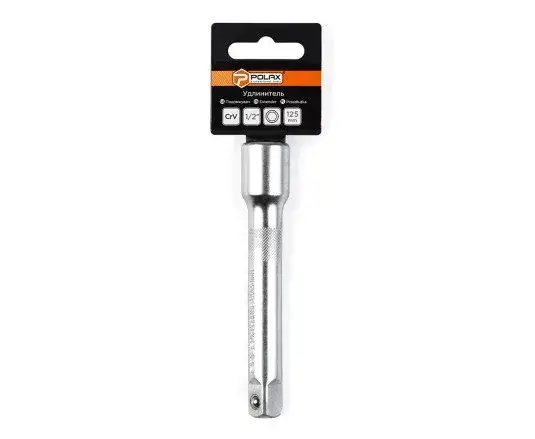 Подовжувач для торцевих головок Polax 125 мм, 1/2", CrV (25-079) - 377603