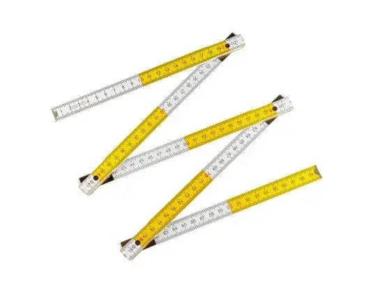 Линейка деревянная складная Polax 1 м 24.5х9.2х8.2 см (38-071) - 378244