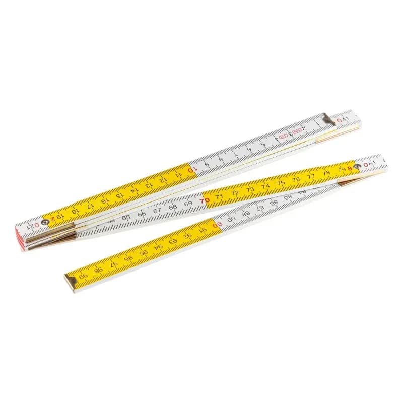 Лінійка дерев'яна складна Polax 1 м 24.5х9.2х8.2 см (38-071) - 537994824