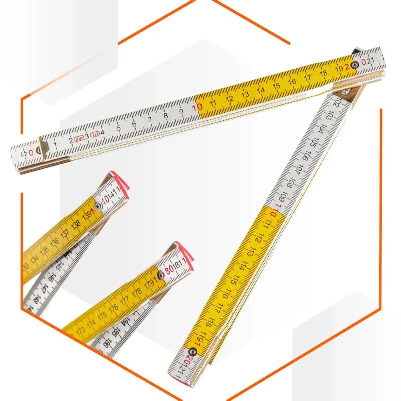 Линейка деревянная складная Polax 2 м (38-072) - 635345180