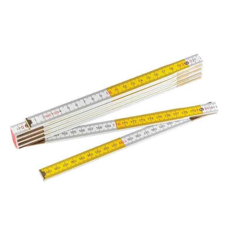 Линейка деревянная складная Polax 2 м (38-072) - 635345180
